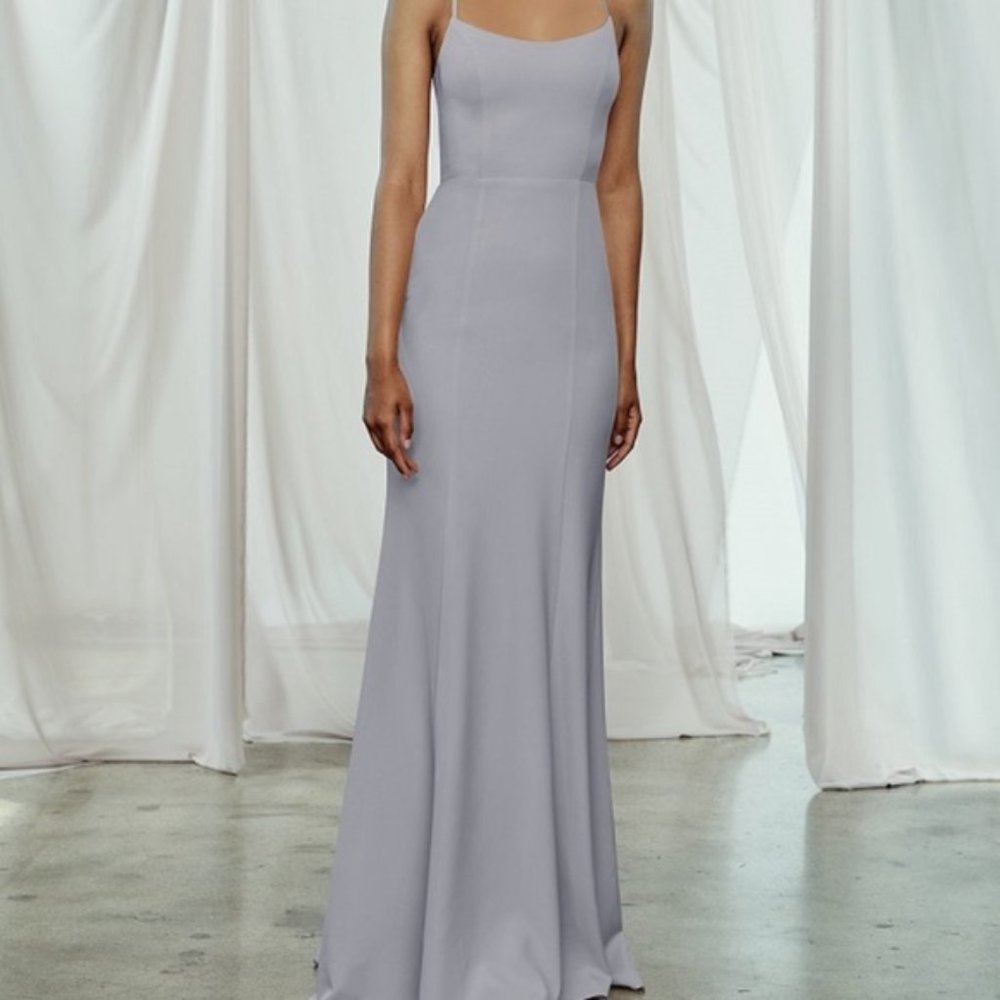 Amsale Taryn Gown in Vintage Ice